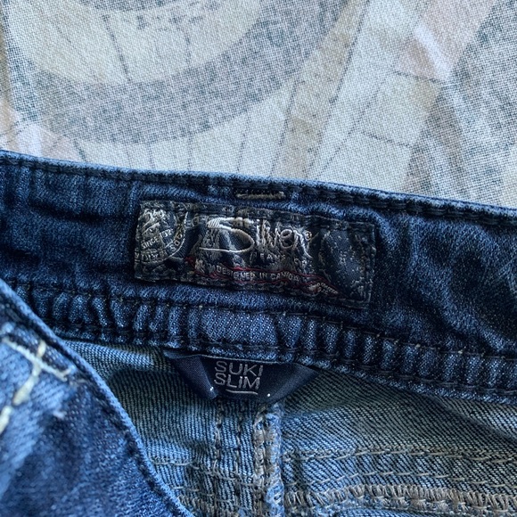 Silver low rise jeans - Picture 4 of 5